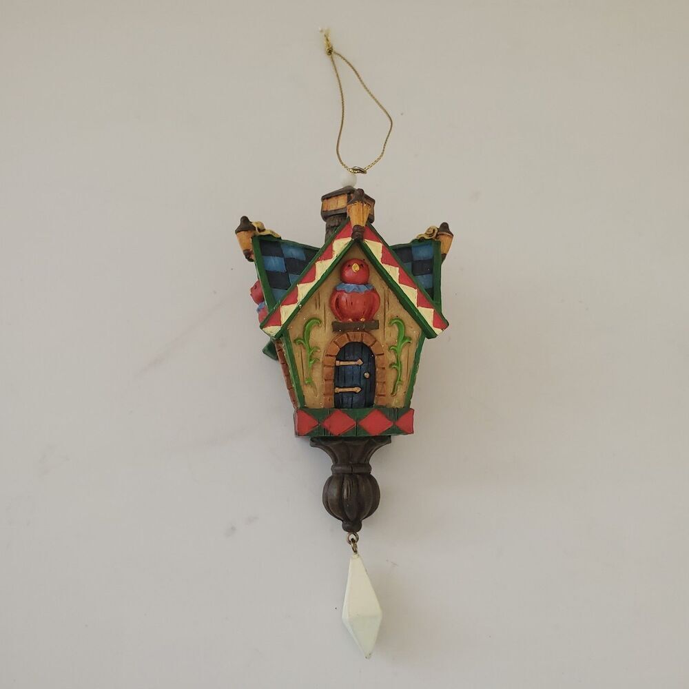 Four Calling Birds Christmas Ornament Folk Art‎ Costco Kirkland